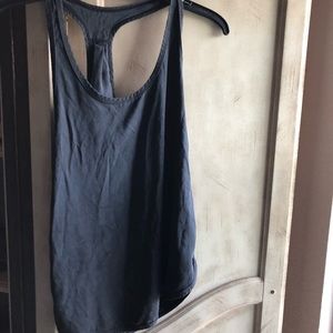 Lululemon Faded Style Black Razorback Tank Top 2
